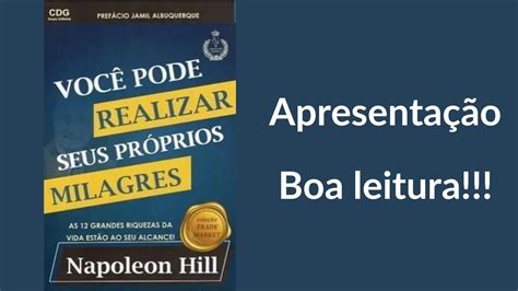 AUDIOBOOK I Livro você pode realizar seus próprios MILAGRES I Napoleon