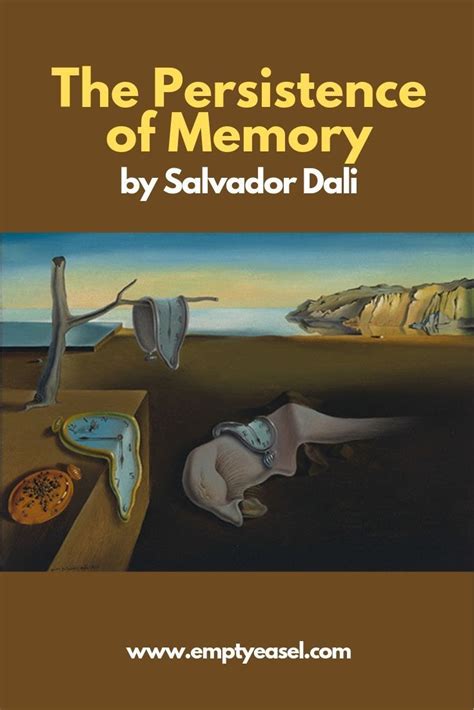 Salvador Dali Painting The Persistence Of Memory Meaning Westsem