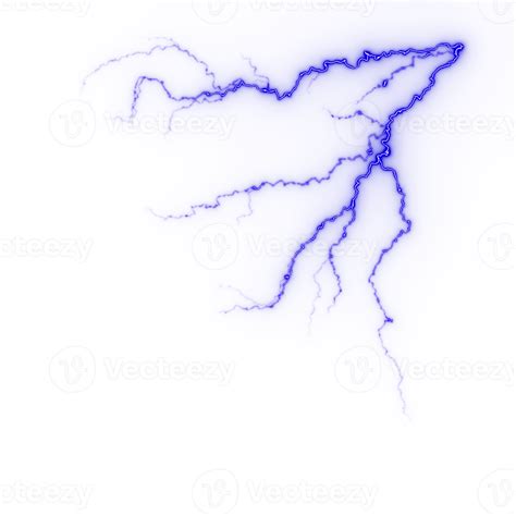 Lightning Natural Light Effect Bright Glowing Png