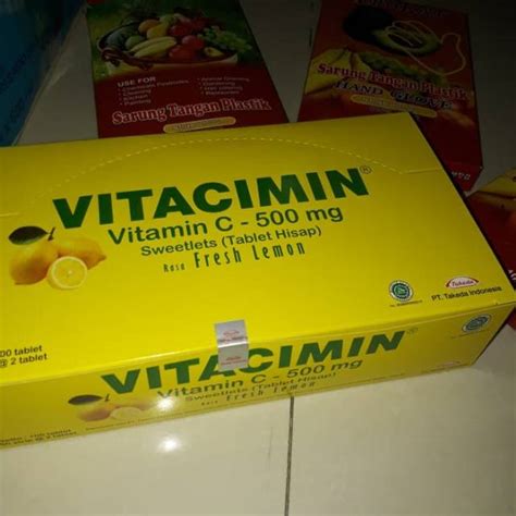 Jual Vitacimin Vitamin C Mg Box Isi Shopee Indonesia