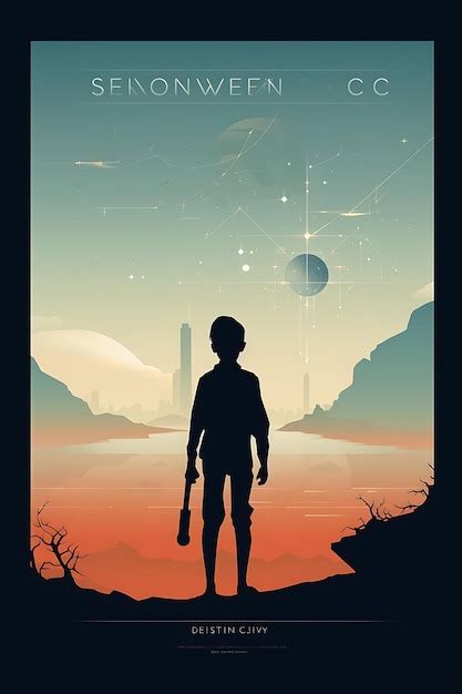 Premium Ai Image A Poster Of A Boy Exploring The Endless Horizon 8