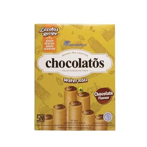 Jual Chocolatos Clasic Wafer Roll 1 Box Isi 24 Pcs Shopee Indonesia