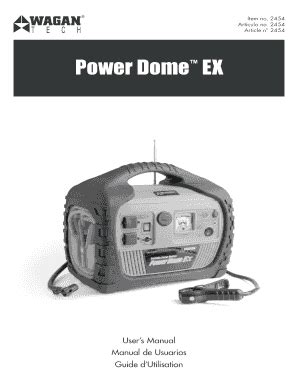 Fillable Online Power Dome Ex Fax Email Print Pdffiller