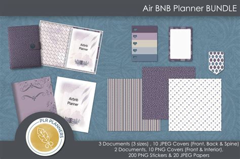 Air BNB Planner Bundle PLR Planners Build A Low Content Book