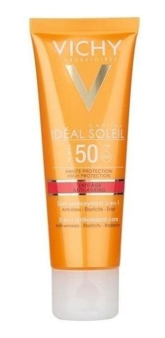 Vichy Protector Solar Fps 50 Ideal Soleil Anti Edad X 50 Ml Vichy