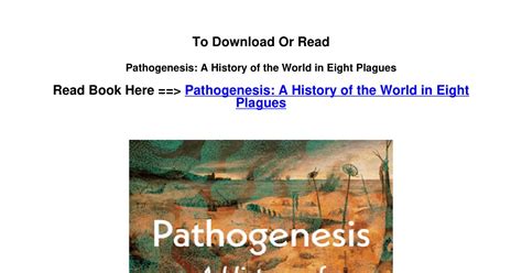 Epub Download Pathogenesis A History Of The World In Eight Plagues By Pdf Docdroid