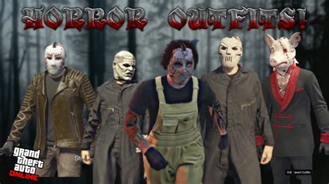 Gta 5 Online Horror Icons 5 Horror Movie Outfits Youtube