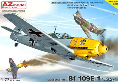 MODELIMEX Online Shop 1 72 Messerschmitt Bf 109E 1 JG 27 3x Camo