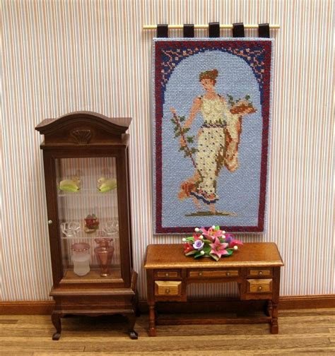 Miniature Wall Hanging Kit Dollhouse Tapestry Georgian Etsy