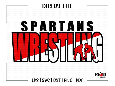 Wrestling Svg Spartan Wrestling Svg Spartan Spartans Wrestling Mom