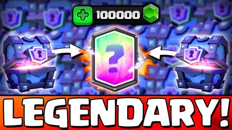 20 000 Gems Super Magical Chest Opening Neue LegendÄre Karte Clash Royale Deutsch Youtube