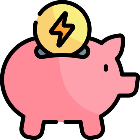 Icono De El Ahorro De Energ A Kawaii Lineal Color