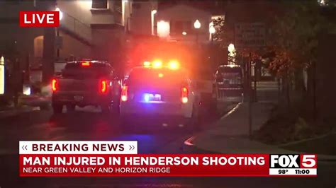 Henderson Police Investigating Reported Shooting Injury Youtube