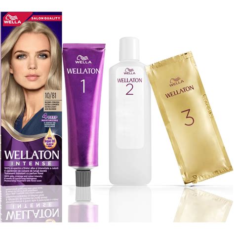 Перманентна боя за коса Wellaton 10 81 Ultra Bright Grey Blonde 110 мл