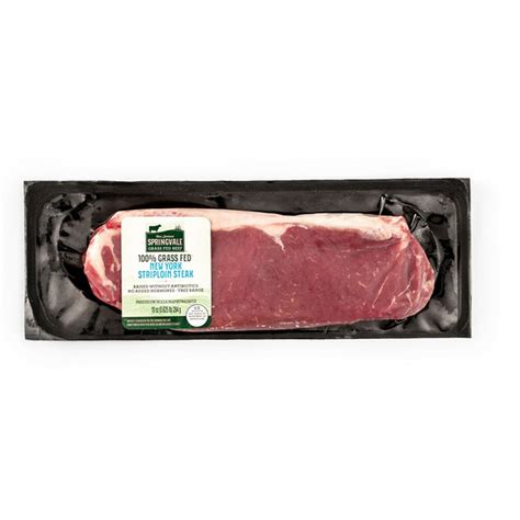 Springvale Grass Fed New York Striploin Steak Oz Delivery Or