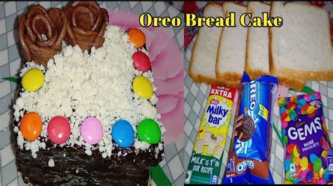 Minute Bread Cake With Oreo Bread Cake Recipe Without Oven Oreo Cake