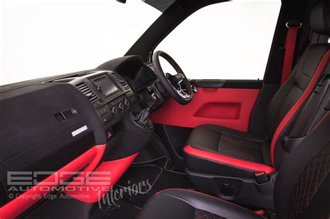 The Vw T5 Interior Interior And Exterior T5 Camper Red Vans Volkswagen Transporter Napa