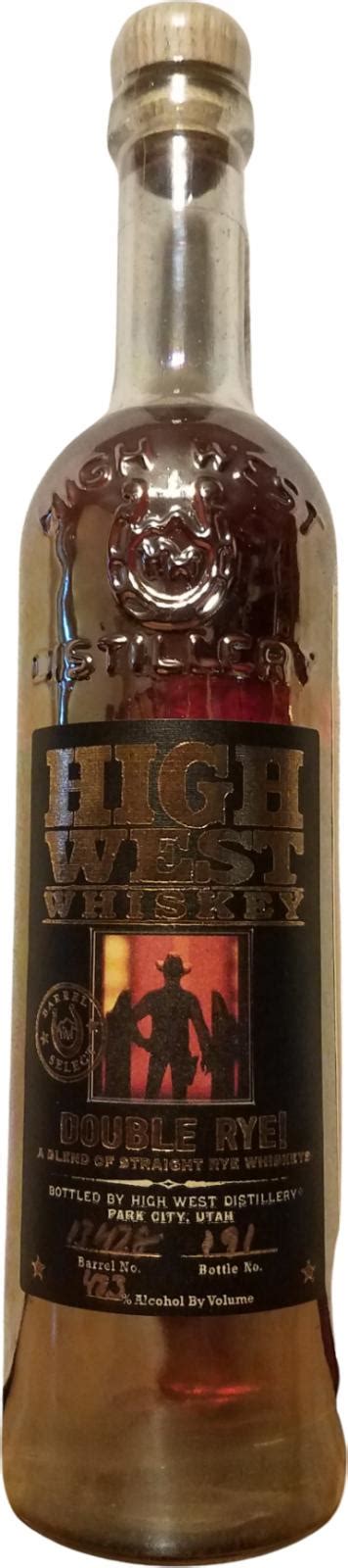 High West Double Rye Ratings And Reviews Whiskybase