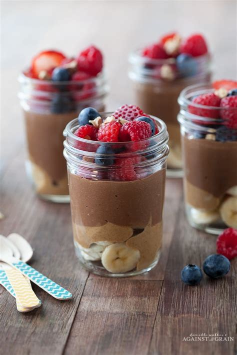 Layered Chia And Almond Pudding Parfait Against All Grain Delectable Paleo Recipes To Eat