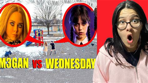 Wednesday Addams Vs M Gan Drone Kameralarina Yakalandi Ok