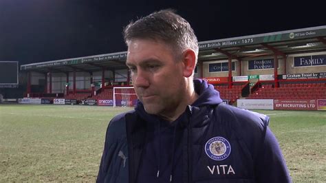 Dave Challinor Post Match Interview Crewe Alexandra Youtube