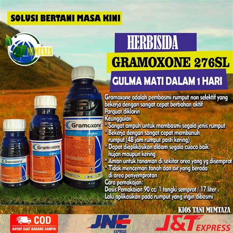 Jual Herbisida Gramoxone Sl Racun Pembasmi Rumput Gulma Ml