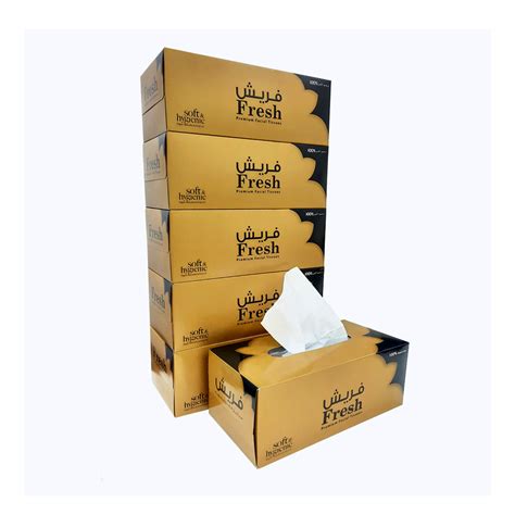 Fresh Facial Tissue 200 Sheet Pack Of 10 Pieces