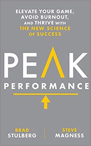 Peak Performance Book Review