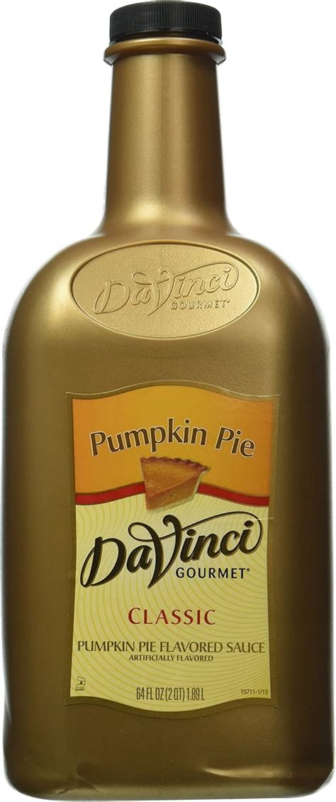 Da Vinci Gourmet Pumpkin Pie Sauce Half Gallon Amazon Ca Grocery