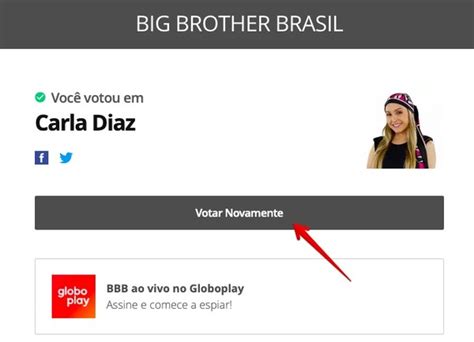 Paredão Bbb 21 Como Votar Para Eliminar Carla Diaz Fiuk Ou Rodolffo