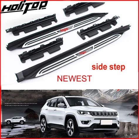 Side Bar Side Steps Running Board For Jeep New Compass 2017 2018 New