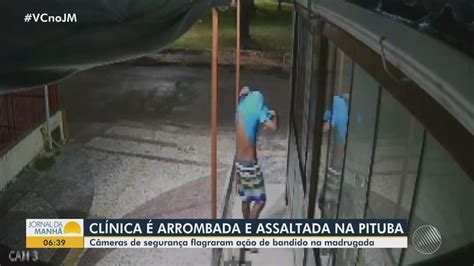 V Deo Suspeito De Arrombar Cl Nica Preso Em Salvador Homem Usou