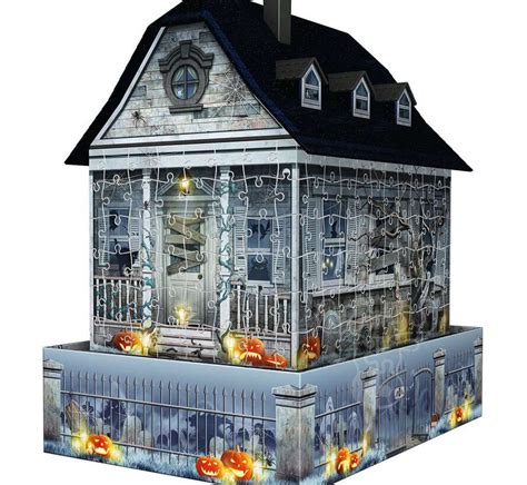 Ravensburger 3D Halloween Haunted House Night Edition Puzzle - Puzzles ...