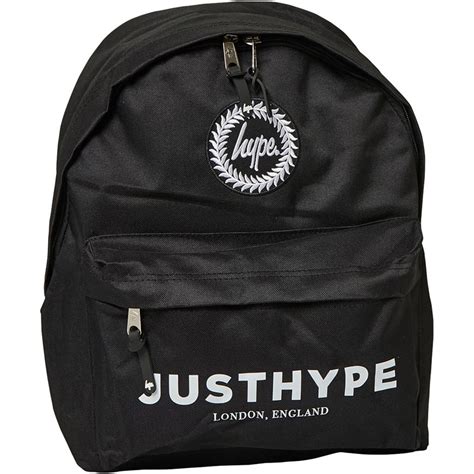 Buy Hype Junior Logo Backpack Black