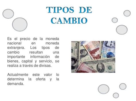 Tipos De Cambio