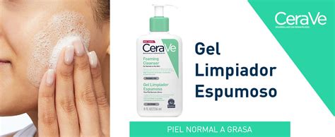 CeraVe Gel Limpiador Espumoso Diario para Piel Mixta Grasa o con Acné