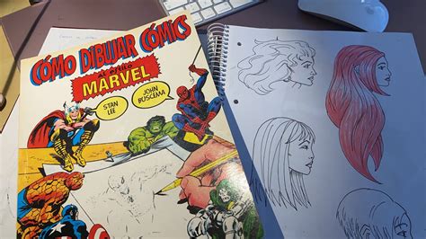 Mis Libros De Arte C Mo Dibujar C Mics Al Estilo Marvel Youtube