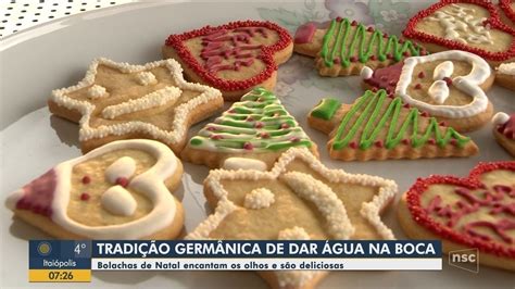 A tradição das bolachas decoradas é mantida por famílias catarinenses