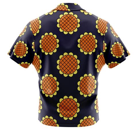 Franky Pattern One Piece Button Up Hawaiian Shirt Animebape