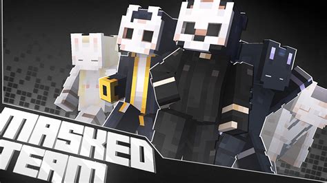 Masked Team By Gearblocks Minecraft Skin Pack Minecraft Bedrock