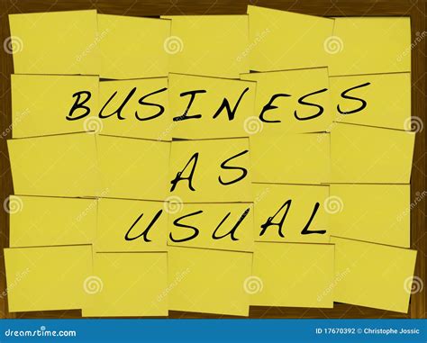 Business As Usual Stock Photography Image 17670392