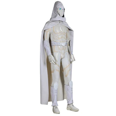 Moon Knight Cosplay Costume Suit Classic Moon Kight White Halloween Co