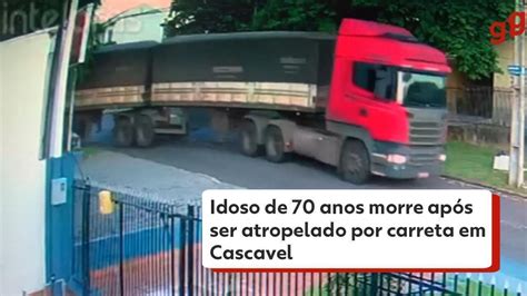 Imagens Fortes Idoso De Anos Morre Ap S Ser Atropelado Por Carreta