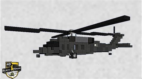 Minecraft UH 60 Black Hawk Helicopters Tutorial YouTube