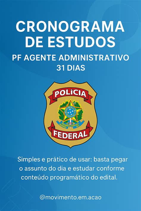 Agente Administrativo Pf O Que Estudar - 6