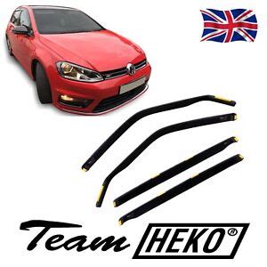 Heko Tinted Wind Deflectors For Vw Golf Mk Door Hatchback