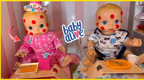 Baby Alive Twins Sick Routine DIY Doll Soup YouTube