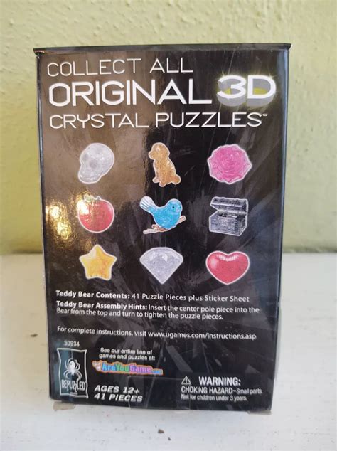 Crystal Bear Puzzle Pieces