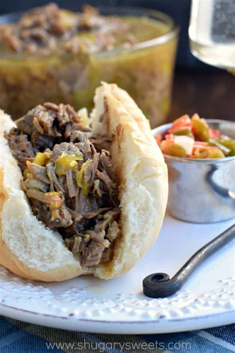 Easy Slow Cooker Chicago Style Italian Beef Recipe