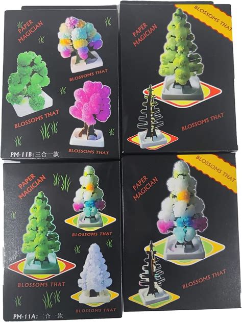 Mini Rbol De Navidad En De Crecimiento M Gico Rbol De Papel